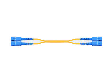 Mua Truyền dữ liệu 40G SC ​​Cáp quang sợi đôi Chế độ đơn 1310 / 1550nm online manufacture
