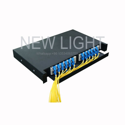 Mua 19' '/23''Rack Mount Slidable Drawer Fiber Optic Patch Panel với lõi 12/24 để quản lý cáp dễ dàng online manufacture