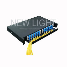 Mua 19 '' / 23 '' Bảng điều khiển sợi quang gắn trên giá 12/24 Ngăn kéo lõi có thể trượt online manufacture
