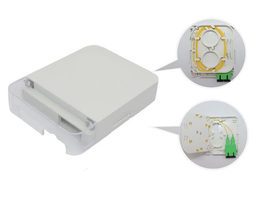 Mua 2 cổng SC Duplex Fiber Optic Patch Panel Wall Mountable Fiber Optic Terminal Box để quản lý cáp online manufacture