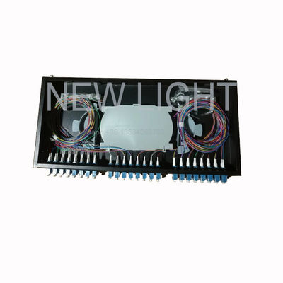 Mua 1U Rack Mounted 48 Port LC Fiber Optic Patch Panel cho OM3/OM4 Multimode Fiber Management online manufacture