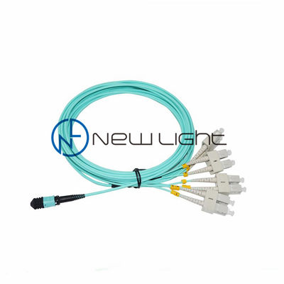 Mua Cáp quang Multimode OM3 MPO sang 4 DX SC với vỏ LSZH Cáp Trunk MPO online manufacture