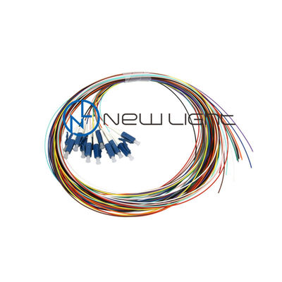 Mua 12 Core 1.5M LC Fiber Optic Pigtail với Suy hao chèn 0.3dB cho Mạng Viễn thông online manufacture