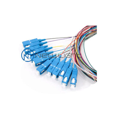 Mua LSZH 12 màu 1M sợi quang Pigtail SC / E2000 / FC / ST Đuôi sợi quang online manufacture