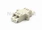 Màu trắng LC Adapter cáp quang ABS Vật liệu LC SC Adapter Với mặt bích