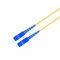 Cáp đôi sợi màu xanh / SC UPC Chế độ đơn 1310nm Dây cáp quang SC