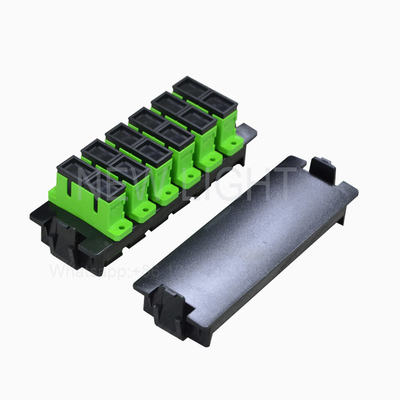 19 Inch Panel Fiber Optic Rack gắn 24 Core cho mạng Leviton