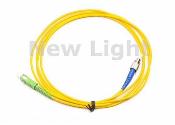 1 mét SC-FC chế độ duy nhất Cáp vá quang sợi kết thúc thiết bị hoạt động