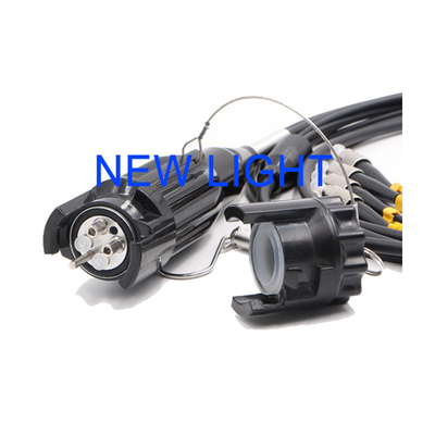 5.0mm / 7.0mm Cáp đệm sợi quang TPU / PVC Cáp áo khoác lâu dài