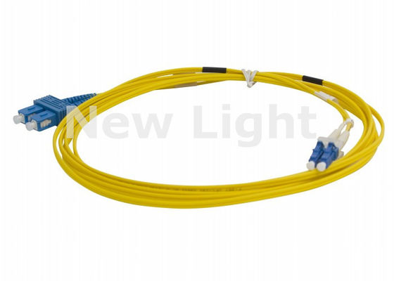 9/125μm Duplex LC-SC Optical Fiber Patch Cord 2.0mm PVC Jacket Kết nối ổn định