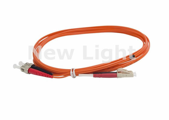 LC-ST Multimode Fiber Patch Cord với đường kính 2.0mm cho truyền dữ liệu tốc độ cao
