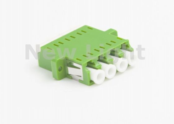 4 cổng LC APC kết nối sợi quang với miếng kẹp tiêu chuẩn và Quad LC Adapter cho kết nối mật độ cao