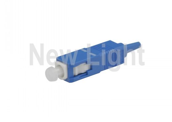 SC SingleMode Fiber Optic Connectors 0.9mm Diameter 62.5 / 125um với Loss Insertion thấp cho Mạng diện tích rộng
