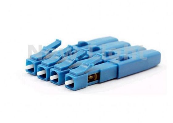 Blue Single Mode Embedded Type LC Quick Connector cho các ứng dụng FTTH Sợi quang