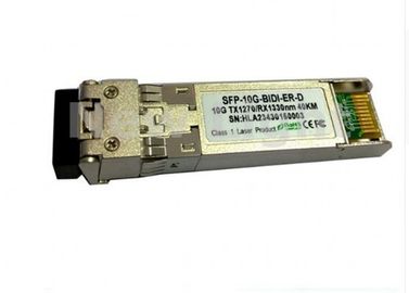 Bộ thu phát quang học 10Gb / S / SFP + Bộ thu tín hiệu hai chiều 40km với đầu nối LC