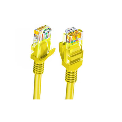 Dây nhảy Cat6a UTP hai lớp che chắn với đồng trần 25AWG và đầu nối mạ vàng