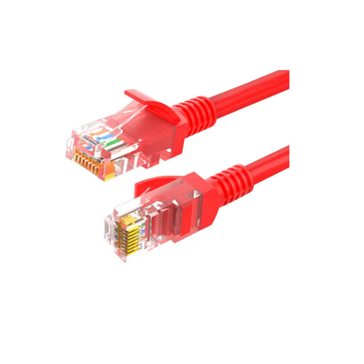 Đồng tinh khiết 4P UTP Patch Cord 25AWG Cáp đồng trần 3u Bọc vàng UL chứng nhận