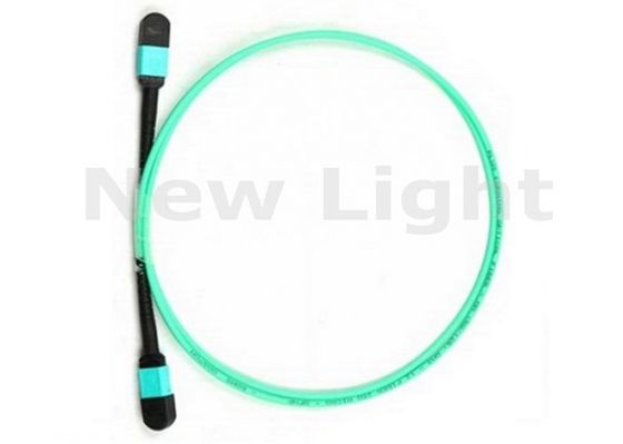 1M 12 Core MTP đến MTP OM3 Multimode Fiber Optic Patch Cord