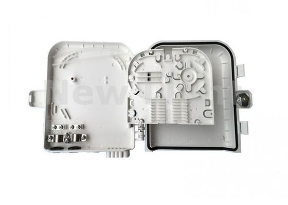 Hộp kết thúc FTTH 8 lõi chống nước với vật liệu ABS Wall Mount Fiber Optic