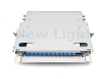 CATV 19 Inch ODF cáp quang phân phối khung 12 Port Core với kích thước chuẩn