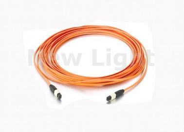 12 lõi Multimode MPO MTP Cáp 50/125 5 Mét 3.0mm Mini Round LSZH Cáp quang