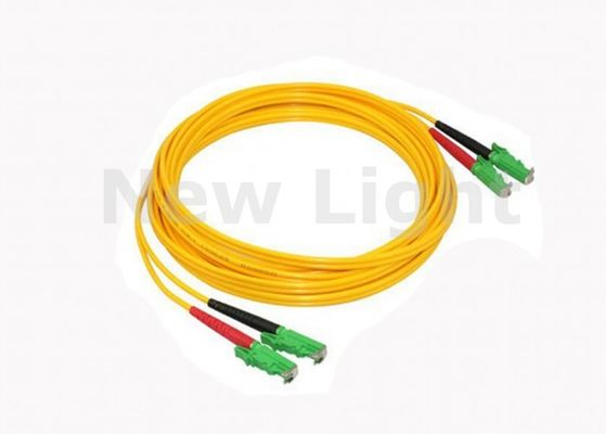 1.5M 2.0mm đường kính sợi quang dây đệm với E2000 / APC kết nối và áo khoác PVC