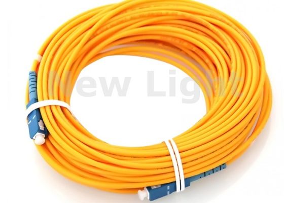 100 mét dài SC-SC Fiber Jumper với Single Mode Fiber và UPC Polish cho truyền dữ liệu tốc độ cao