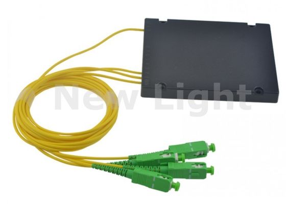 Bộ chia quang PLC 1x3 Single Mode với đầu nối SC APC cho ứng dụng FTTH