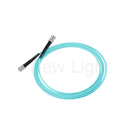 ST-ST Multimode Fiber Optic Patch Cable OM3 2.0 hoặc 3.0 mm Aqua Color Simplex