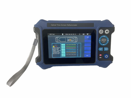 Dụng cụ cáp quang với khoảng cách kiểm tra 5m-80KM, kìm thép carbon cao và Nguồn sáng LD để kiểm tra chính xác