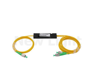2M FC / APC Chế độ đơn mini Bộ tách sợi quang WDM 0.9 / 2.0 / 3.0 mm