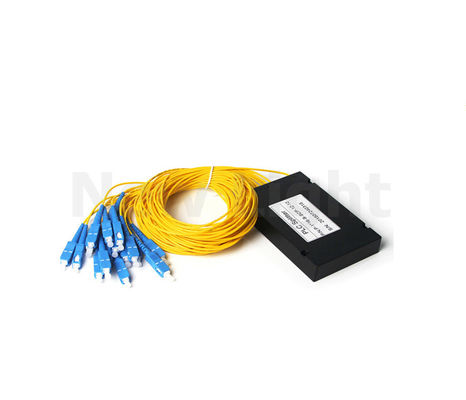 WDM Single Mode Fiber Optic PLC Splitter với 1x2 đến 64 tùy chọn lõi và mất tích chèn thấp, Telcordia GR-1209 & GR-1221 phù hợp