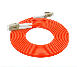 Dây cáp quang 62,5 / 125 LC LC 3.0mm Chiều dài tùy chỉnh Màu cam