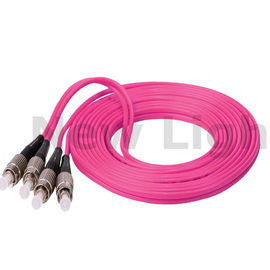 Multi Mode FC Sợi Patch Dây song song Cáp nhảy OM4 Mất chèn thấp