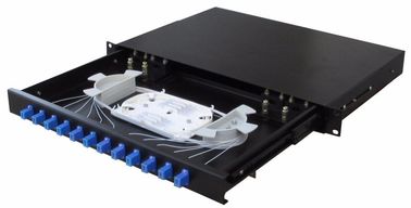Khung phân phối quang 1U 19 inch SC SC Hộp phân phối Pigtail UPC