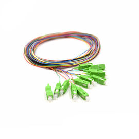 SC / APC sợi quang Pigtail, 2 M sợi Jumper cáp 12 màu sắc Opitional