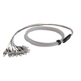 0.9 Mm Kết nối Single Mode Sợi Pigtails 1 M trắng ống thấp chèn mất