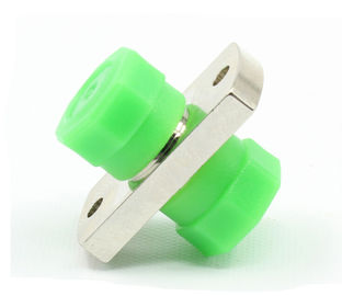 Bộ điều hợp kết nối cáp quang vuông APC với thân bên ngoài bằng kim loại / polymer