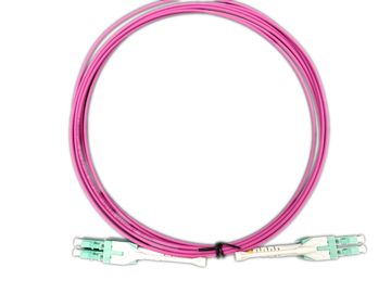 LC Unitboot OM4 Magenta Cáp cáp quang sợi đôi 50/125 Kiểu kéo