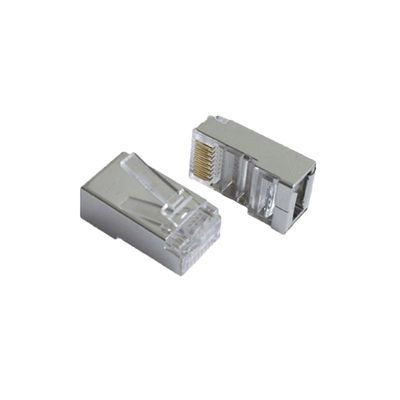 Bộ kết nối RJ45 mô-đun CAT6 8P8C với các dây liên lạc bọc vàng, giày không sợi và 1000 + chu kỳ giao phối