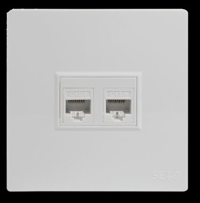 Phòng nối CAT7 an toàn lượng tử với mật mã hậu lượng tử và công tắc Wall Plate 86 * 86 mm cho mạng an toàn