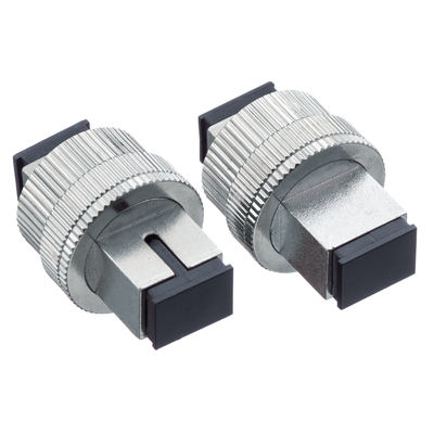 SC Variable Optical Attenuator với dải điều chỉnh 0-30 dB và bảo vệ nắp chống bụi cho sợi quang đơn mode