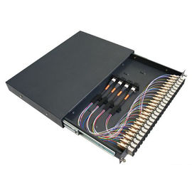 12 Cổng SC MM Simplex Giá đỡ Bảng điều khiển Patch sợi với vỏ và bộ điều hợp