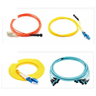 Pre-terminated Breakout Fiber Optic Pigtail LC SC OS2 G652D SM Nhà máy Pre-polished Không có bóng bọc