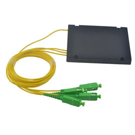 Bộ chia cáp quang ABS Hộp nối mạng FTTH 1x3 1x4 Loại PLC có đầu nối SC