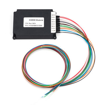 16 kênh CWDM Fiber Optic WDM với LC UPC Connector và Wide Pass Band