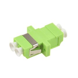 Bộ chuyển đổi sợi quang nhựa LC sang LC MM OM5 Màu xanh với tay áo bằng gốm