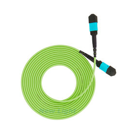 Dây cáp quang Mpo xanh 32 Lõi MTP / MPO Nữ 400G 3 mét OM5 -600