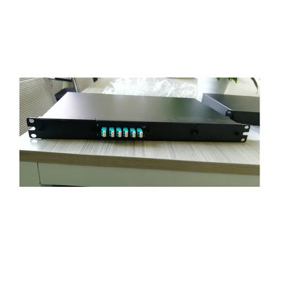 1U Rack Mount Fiber Optic Patch Panel với Oval Spring cho 16C / 32C Ribbon Fiber và MTP-16 Cassette
