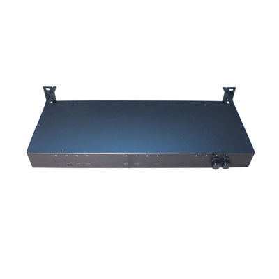 Hộp phân phối cáp quang gắn rack 1U với dung lượng 8C 12C 24C 32C 48C và suy hao chèn 0.35dB 0.5dB cho các ứng dụng mật độ cao